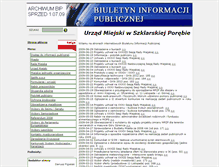 Tablet Screenshot of biparch.szklarskaporeba.pl